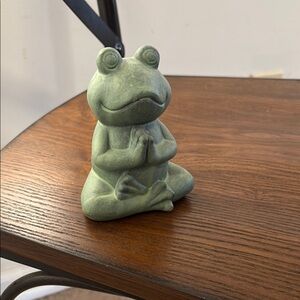 Yoga Frog Figurine